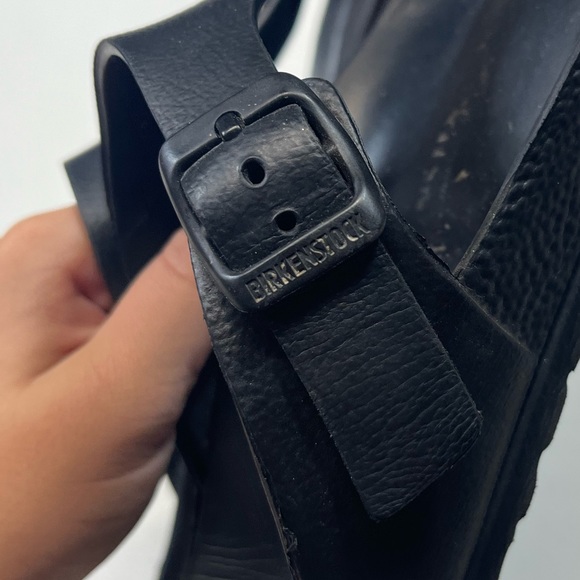 Birkenstock Black Sandals Women’s Size 7-7.5 - Picture 4 of 10